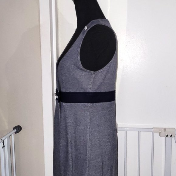 Intimissimi Gray/Black Jewel Button Sleeveless Jumper - M - Picture 4 of 7